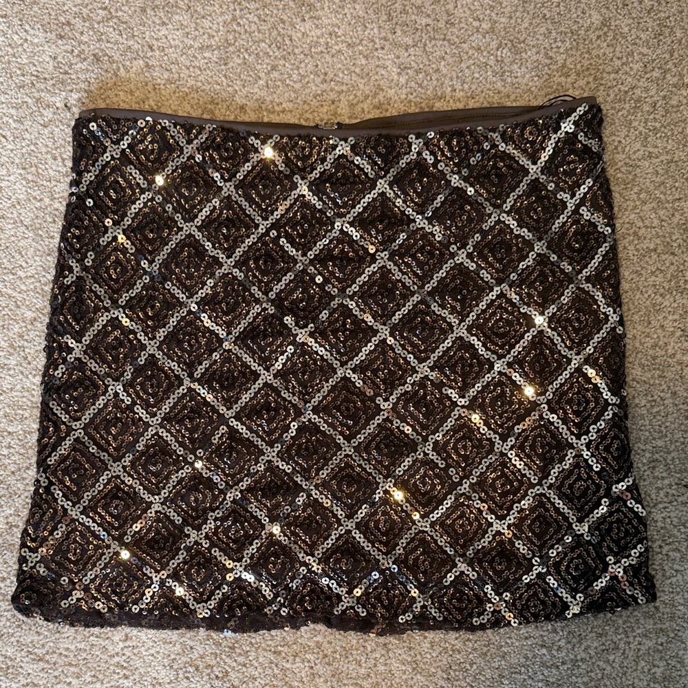 Forever 21 Sequin Embellished Skirt